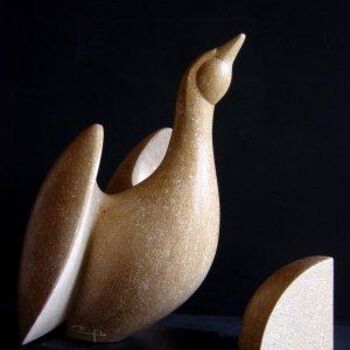 Sculpture intitulée "Oiseau" par Michel Chabut, Œuvre d'art originale