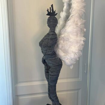 Sculpture titled "angel" by Chae Valerie Schmitt, Original Artwork, Stone