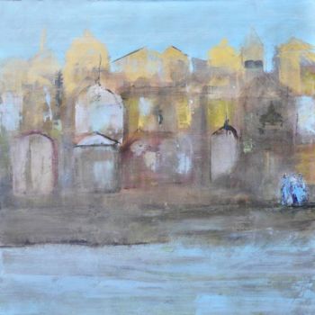 Painting titled "venise" by Cham, Original Artwork