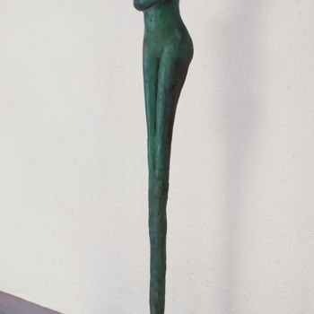 Sculptuur getiteld ""O" Bronze massif,8…" door Pierre-Etienne Soum-Glaude, Origineel Kunstwerk, Bronzen