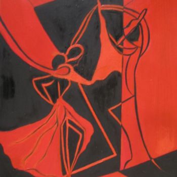 Painting titled "Olé!" by Françoise Chambron, Original Artwork