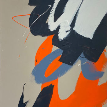Malerei mit dem Titel "Untitled 21-038" von Franck Chambrun, Original-Kunstwerk, Acryl