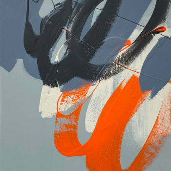 Картина под названием "Untitled 21-051" - Franck Chambrun, Подлинное произведение искусства, Акрил