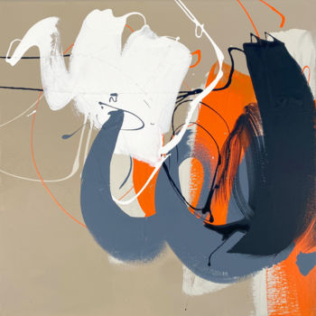 Картина под названием "Untitled 21-086" - Franck Chambrun, Подлинное произведение искусства, Акрил