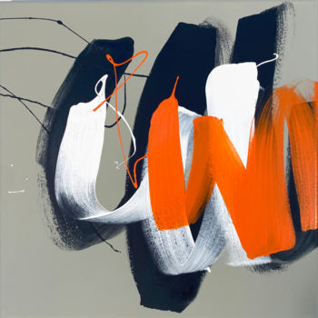 Картина под названием "Untitled 21-090" - Franck Chambrun, Подлинное произведение искусства, Акрил