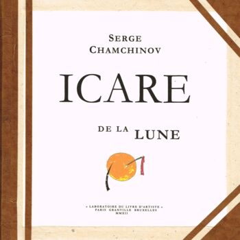 Dessin intitulée "Icare de la lune" par Chamchinov, Œuvre d'art originale