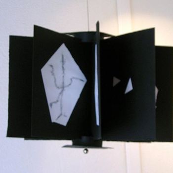 Картина под названием "Livre-carrousel (vu…" - Serge Chamchinov, Подлинное произведение искусства
