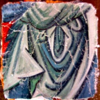 Pittura intitolato "Fresca pe Lemn - Fr…" da Chandra, Opera d'arte originale