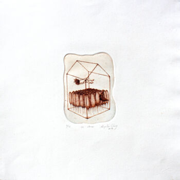 Printmaking titled "se rêver" by Rung-Tsu Chang, Original Artwork, Etching