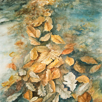 Peinture intitulée "Destinée" par Chantal Fazio-Tiam, Œuvre d'art originale, Aquarelle