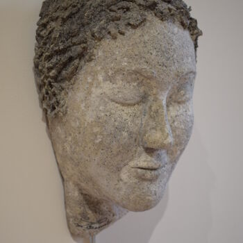 Sculpture titled "ZEN" by Chantal Lissonnet, Original Artwork, Paper maché