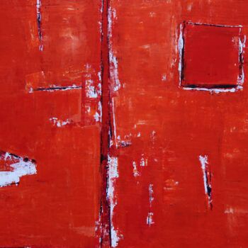 Pintura titulada "Série Rouge" por Chantal Malet, Obra de arte original, Acrílico