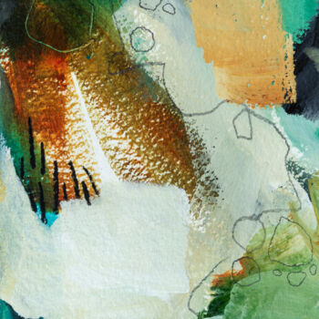 Pittura intitolato "Paysage éclaté #5" da Chantal Proulx, Opera d'arte originale, Acrilico