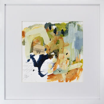 Картина под названием "Long way home" - Chantal Proulx, Подлинное произведение искусства, Акрил Установлен на Другая жесткая…