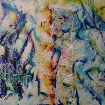 Painting titled "Nous irons danser l…" by Chantal Walter, Original Artwork, Acrylic