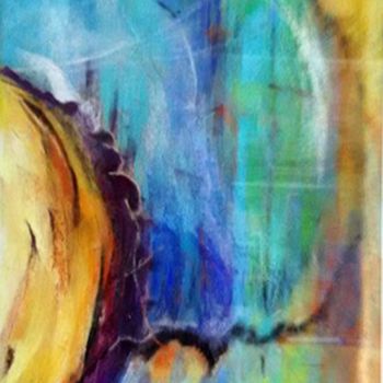 Pittura intitolato "Abstration." da Chantal Le Mesle, Opera d'arte originale, Pastello