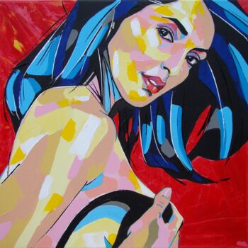 Painting titled "caterina-murino-40-…" by Chap, Original Artwork, Acrylic