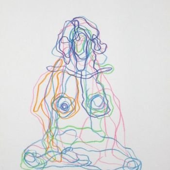 Drawing titled "Sans titre" by Roland Le Chapelier, Original Artwork, Other