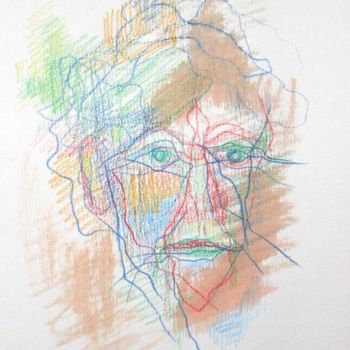 Drawing titled "Sans titre" by Roland Le Chapelier, Original Artwork