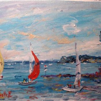 Painting titled "La Baule" by Rémi Chapelle, Original Artwork