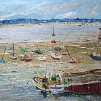 Peinture intitulée "St Malo, retour de…" par Rémi Chapelle, Œuvre d'art originale