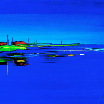 Painting titled "petit-port-sale-toi…" by Charbo, Original Artwork