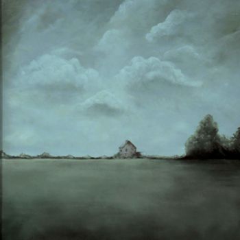 Картина под названием "No One is Home" - Charlene Wooden, Подлинное произведение искусства, Масло