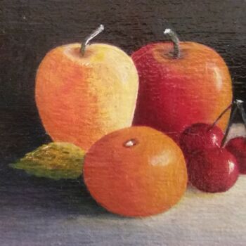 Painting titled "Nature Morte" by Charles Corbin, Original Artwork, Oil
