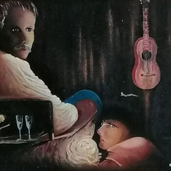 Картина под названием "trahison" - Charles Corbin, Подлинное произведение искусства, Масло