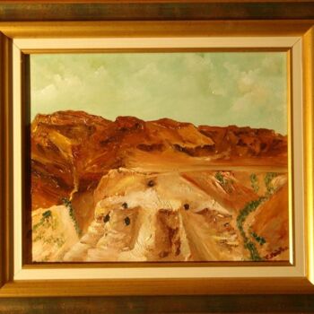 Painting titled "les grottes de Qumr…" by Charles Peñalba, Original Artwork