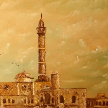 Peinture intitulée "Mosquée d'El Jazzar…" par Charles Peñalba, Œuvre d'art originale