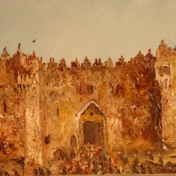 Painting titled "Porte de Damas" by Charles Peñalba, Original Artwork