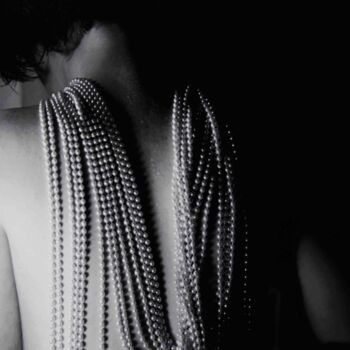 Φωτογραφία με τίτλο "Portrait with Pearls" από Charles Talkoff, Αυθεντικά έργα τέχνης, Ψηφιακή φωτογραφία
