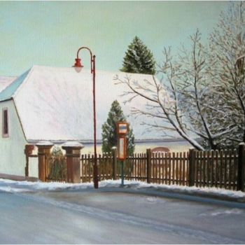 Painting titled "A Pfulgriesheim - E…" by Charles Unger, Original Artwork, Oil