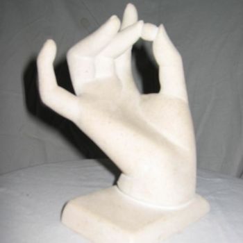 雕塑 标题为“La Main” 由Charles Favard, 原创艺术品, 石