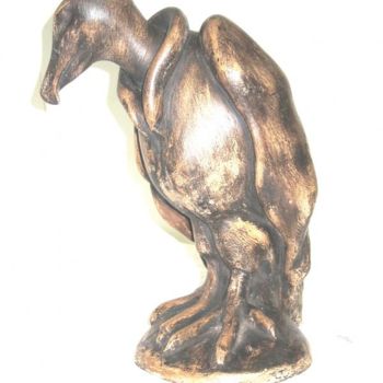 Skulptur mit dem Titel "Vautour" von Charles Favard, Original-Kunstwerk