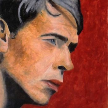 Painting titled "Brel 2" by Charlie D, Original Artwork, Pastel