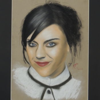 Σχέδιο με τίτλο "Amy Macdonald" από Charlie D, Αυθεντικά έργα τέχνης, Παστέλ