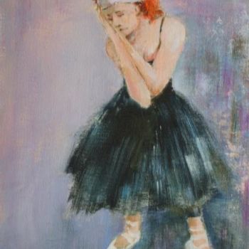 Painting titled "la danseuse" by Christian Charlier, Original Artwork, Acrylic