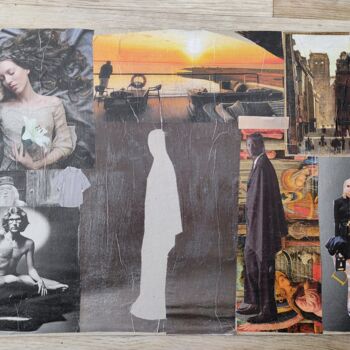 Collages intitolato "Vanité 1" da Charlotte Cardonne, Opera d'arte originale, Collages