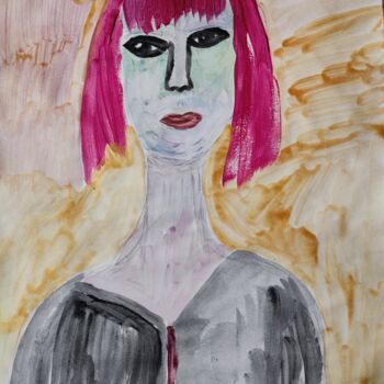 绘画 标题为“Portrait 1” 由Charlotte Cardonne, 原创艺术品, 丙烯