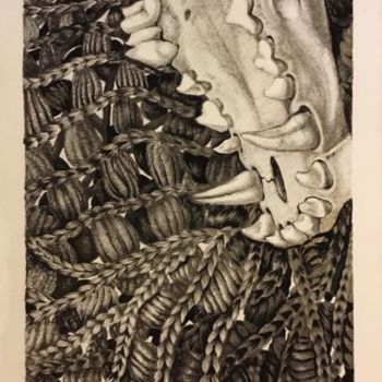 Drawing titled "Cashmere and Bone" by Charlotte Gilroy, Original Artwork