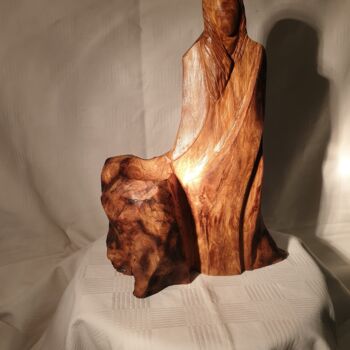 Sculpture intitulée "Vierge" par Charly Carpentier, Œuvre d'art originale, Bois