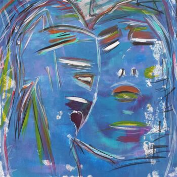 Malarstwo zatytułowany „On s'aime” autorstwa Charlyne Pacôme, Oryginalna praca, Akryl Zamontowany na Drewniana rama noszy