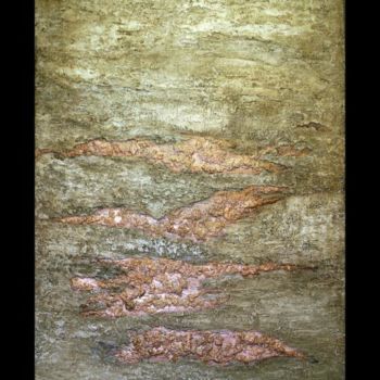 Collages intitulée "Copper" par Charmaine Bartlett, Œuvre d'art originale