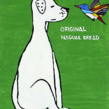 Schilderij getiteld "Original nagual" door Charo Tejada Medina, Origineel Kunstwerk