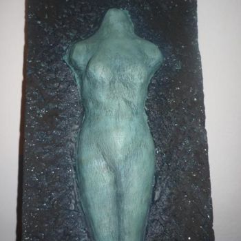 Sculpture intitulée "buste siporex pati,…" par Madeleine Grand, Œuvre d'art originale