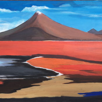 Peinture intitulée "ATACAMA" par Chauz, Œuvre d'art originale, Acrylique Monté sur Châssis en bois