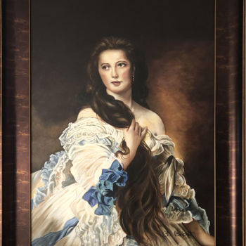 Pittura intitolato "Madame Barbe" da Christine Bobst, Opera d'arte originale, Acrilico
