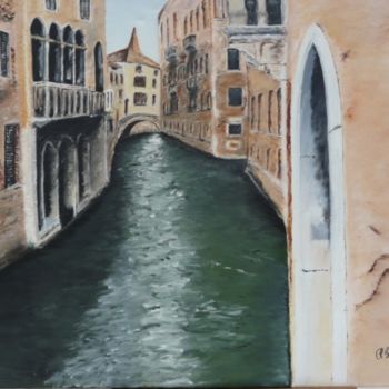 Painting titled "Venise 2" by Christian Broquard, Original Artwork